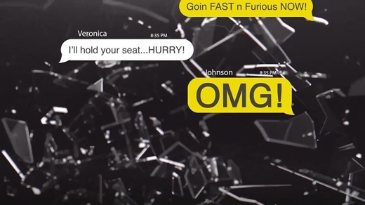 Phone Screen with Text Messages